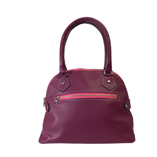 Berry Chic Medium Leather Satchel
