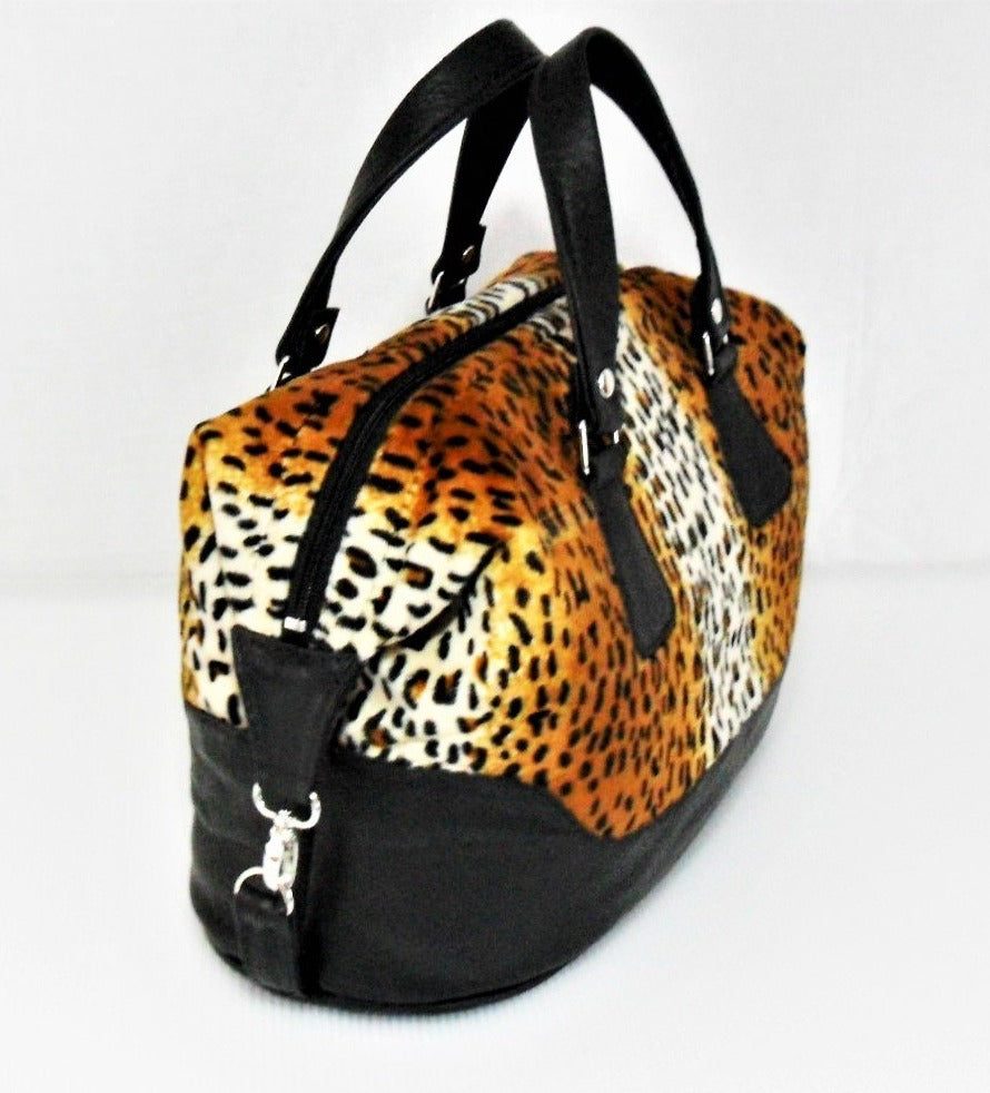 Leopard Weekender Handbag & Wristlet