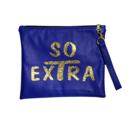So Extra Clutch (Royal Blue)