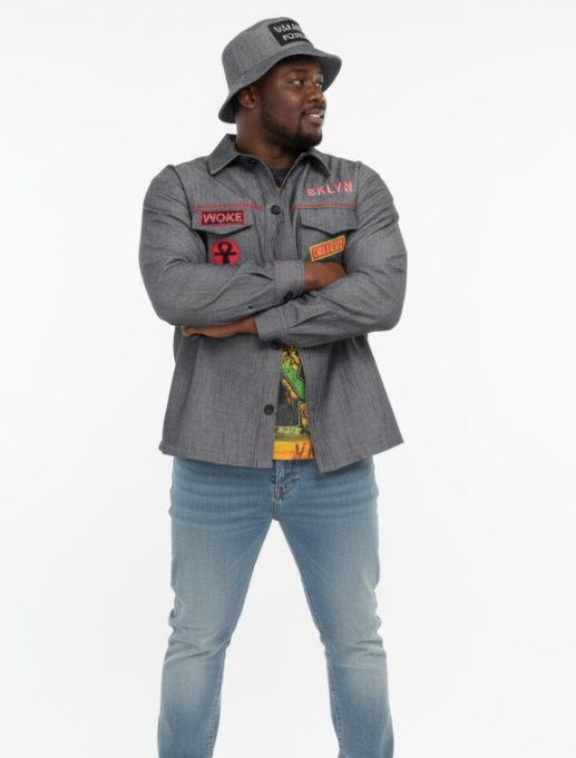Denim Patch Jacket