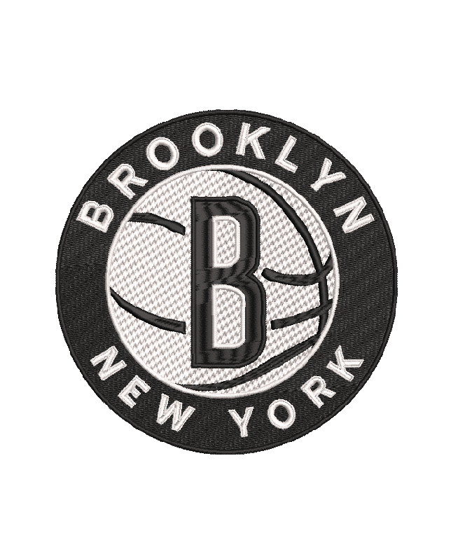 Embroidery B-Ball Brooklyn New York Patch