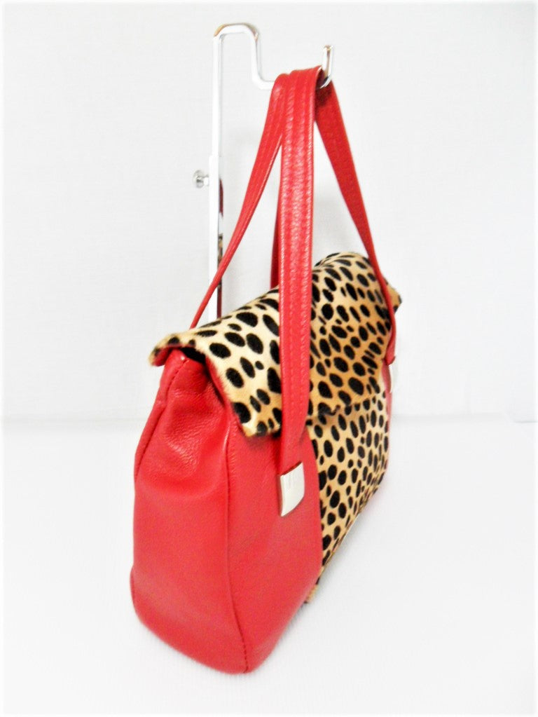 Hollywood Red Leather Handbag