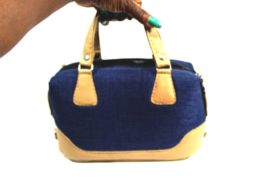 Blue Satchel Handbag