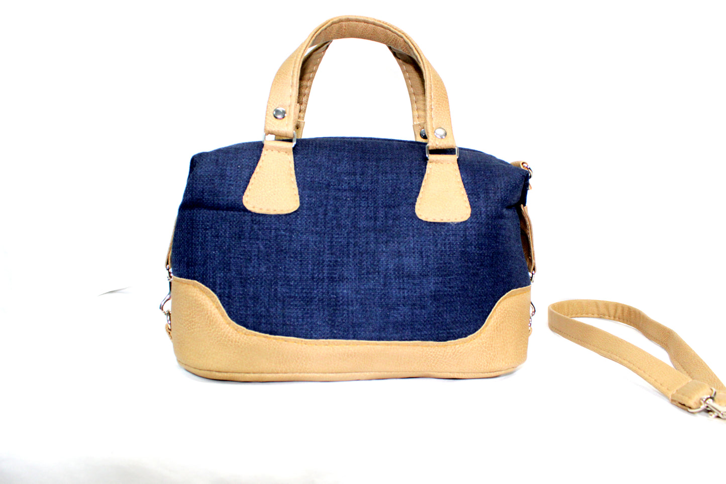 Blue Satchel Handbag