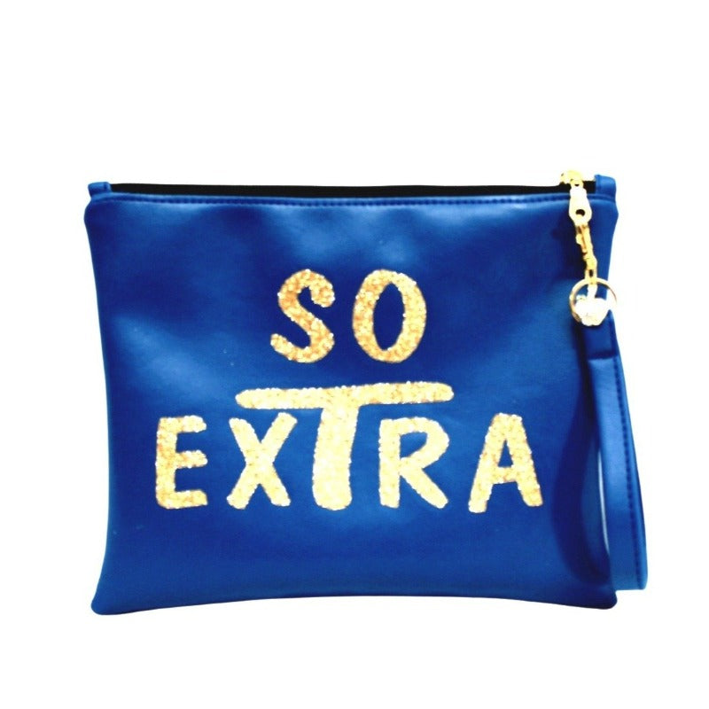 So Extra Clutch (Royal Blue)