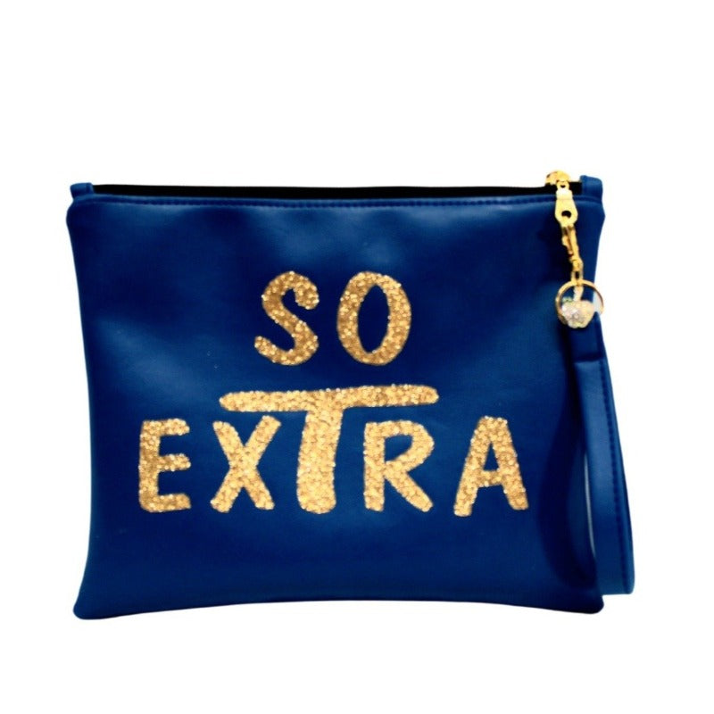 So Extra Clutch (Royal Blue)